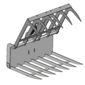 Godet griffe acier haute résistance pour mini-pelle