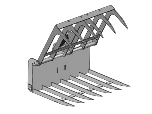 Godet griffe acier haute résistance pour mini-pelle