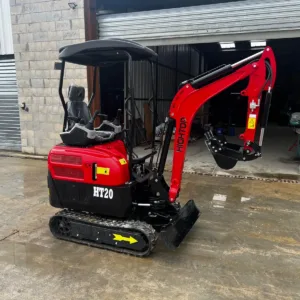 Mini-pelle HT20 compacte avec moteur Laidong diesel